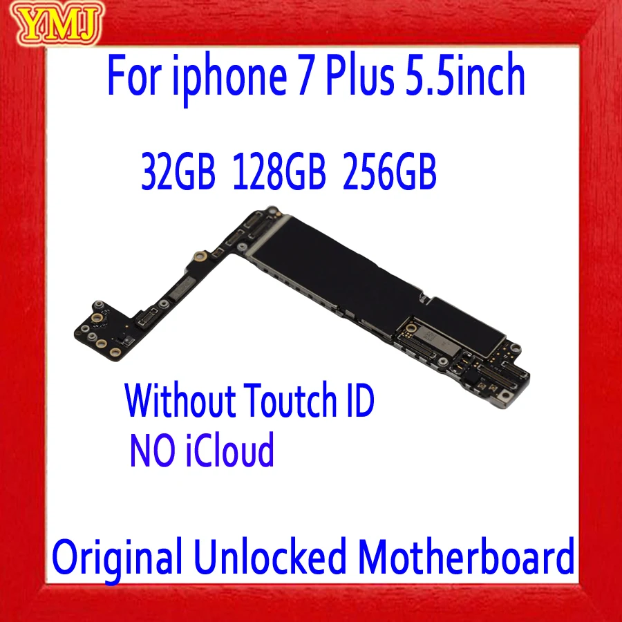 Материнская плата для iphone 7 Plus 5 дюйма без Touch ID оригинальная разблокированная