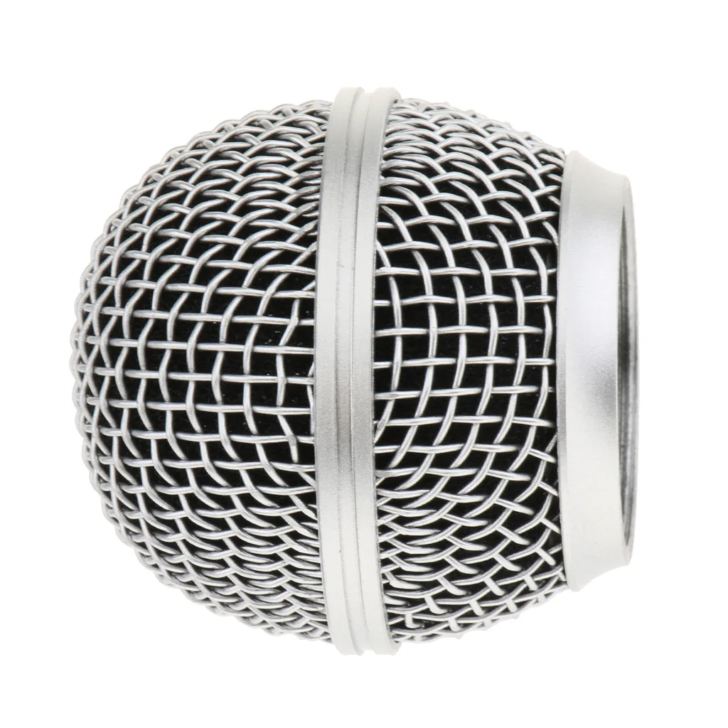 Durable Steel Microphone Grille Mic Mesh Grill Ball Head Rust Resistant