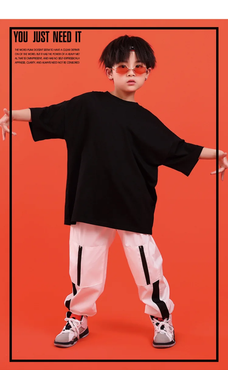 Child girl clothes summer set 7 6 8 10 12 14 16 Years Hip Hop Costume fashion kids outfit clothes Girls Ballroom Clothing (15)