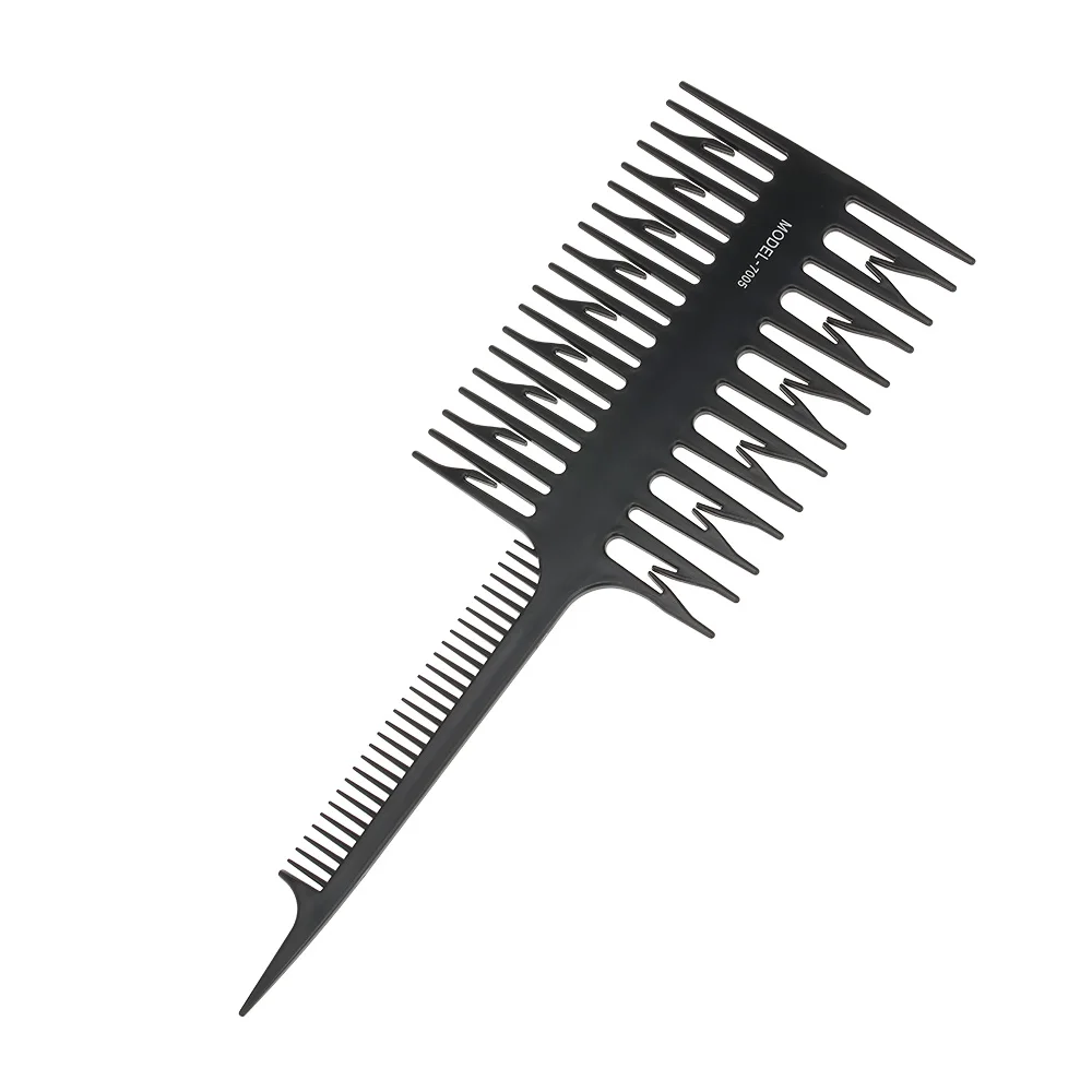 

Professional Hair Brush Comb Styling Coloring Dyeing Tint Comb Salon Tool Sectioning Highlighting Weaving Cutting Comb