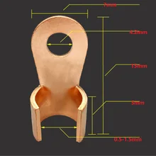 50 шт. медный терминал открытый нос медные скобы для внешнего ротора бесщеточный двигатель защита двигателя