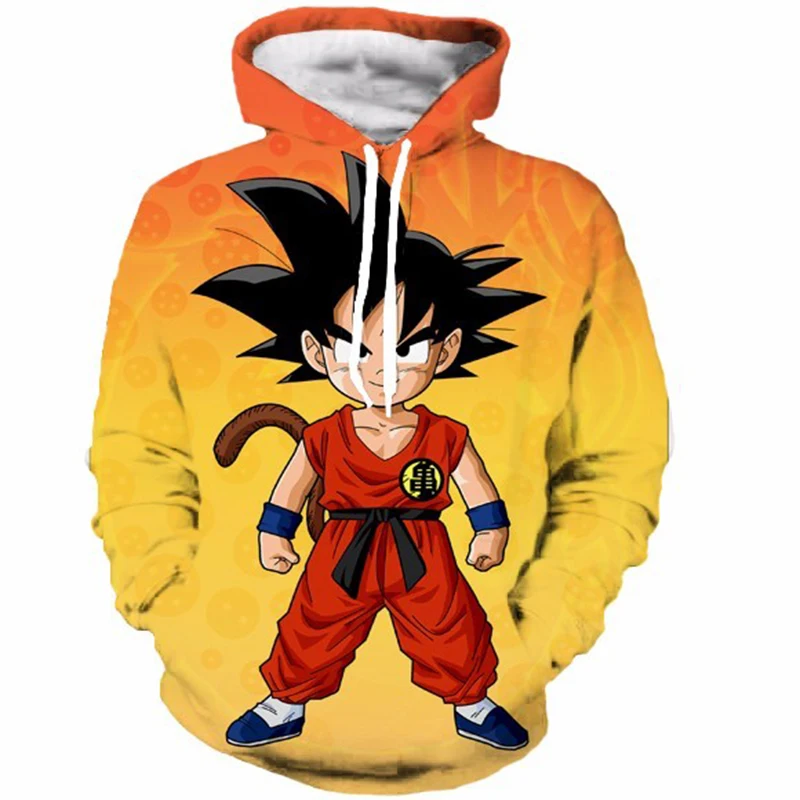 

Autumn New Anime Men's Hoodie Fashion Ball Z 3d Print Funny Goku Sweatshirt Casual Men Clothing Hip Hop Oversized Hoodie