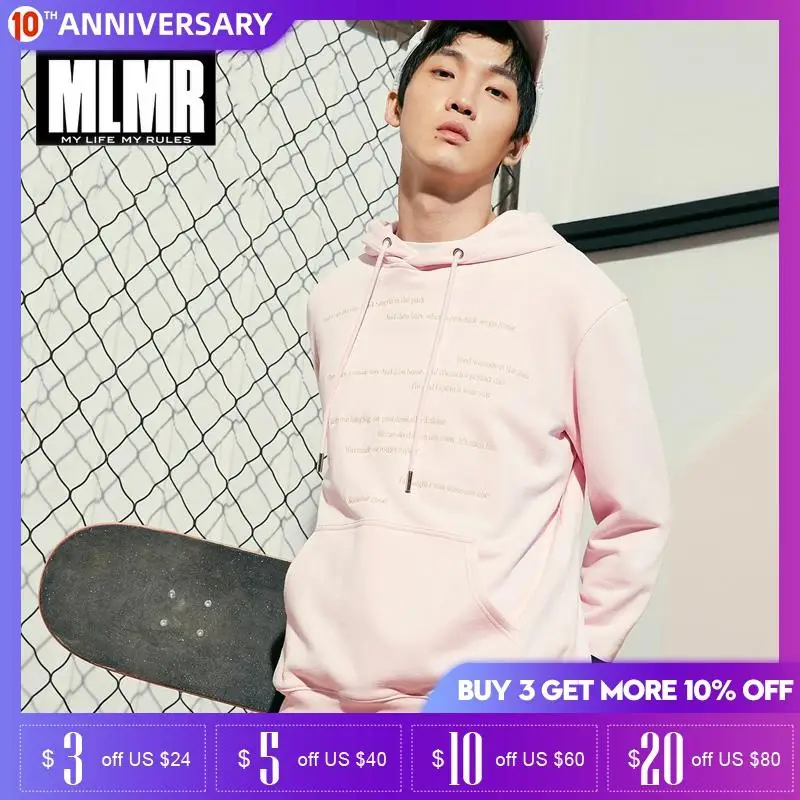 

MLMR autumn Mens printed letter casual Hoodies Sweatshirt| 218333566