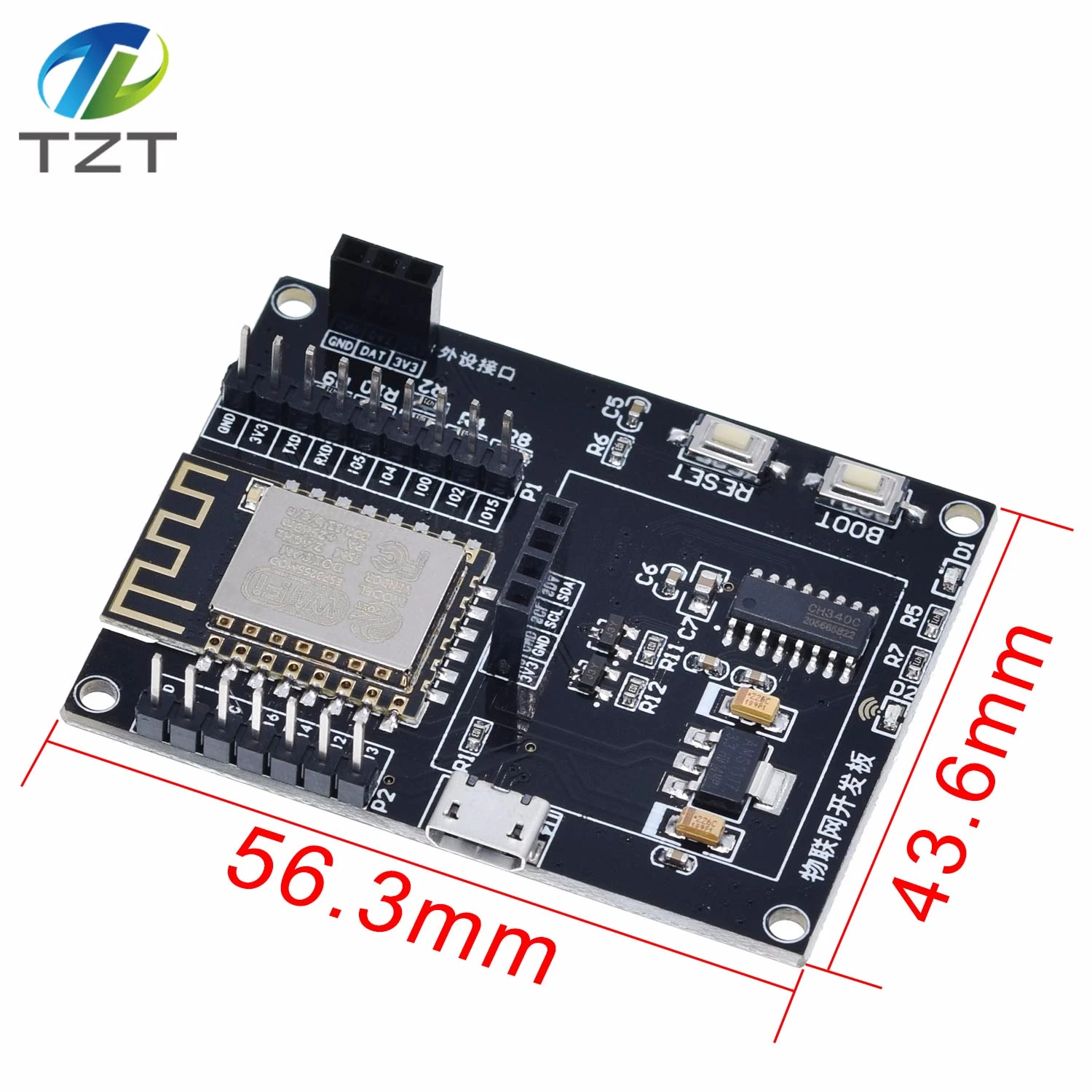 ESP8266 IoT макетная плата+ DHT11 Температура и влажность+ 0,96 oled-дисплей SDK Программирование Wifi модуль маленькая системная плата