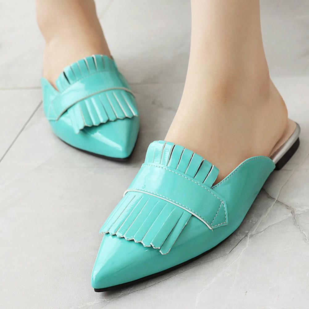 

Sarairis 2020 New Fashion Pointed Toe Summer Shoes Woman Pumps Mules Slip On Comfortable Leisure Pumps Women Shoes Footwear