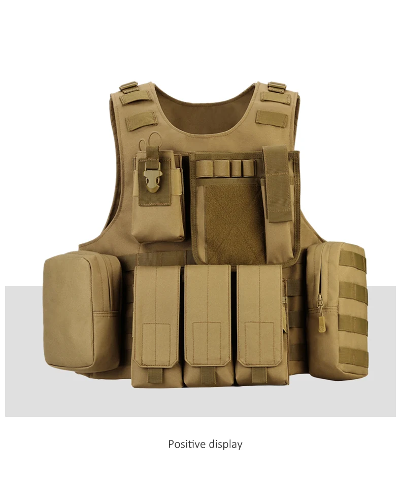 Airsoft Tactical Vest Mens Military Hunting Vests Equipment Vest Molle Combat Assault Plate Carrier Gilet Tactique Strap