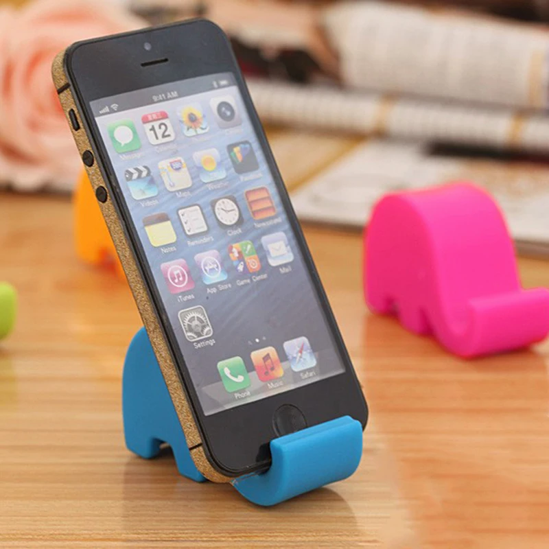 

Mini Elephant Universal Desk Mount Stand Phone Holder for iPhone X MP5 Mobile Phone Tablets