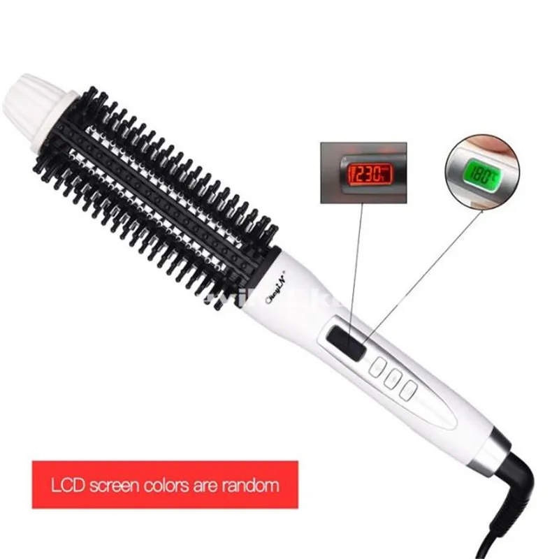 fast heater hair curling brush