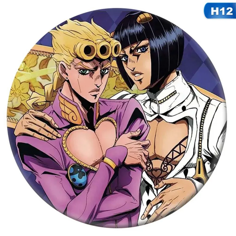 Невероятные приключения Джоджо в стиле аниме венто золотое Бруно букариатти