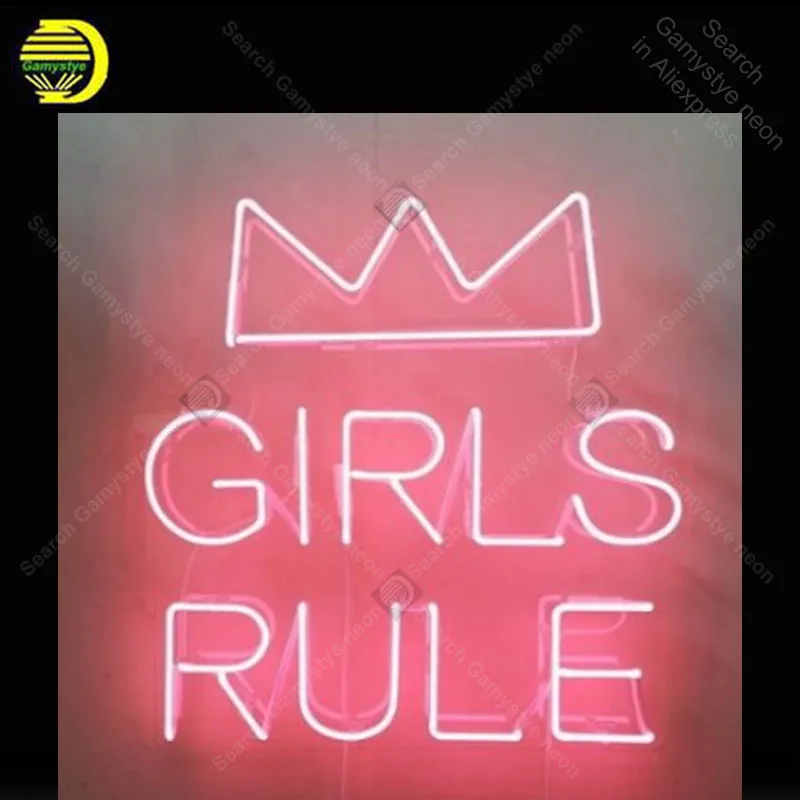 Neon Sign For Girls Rule Love Display Decoracion Express