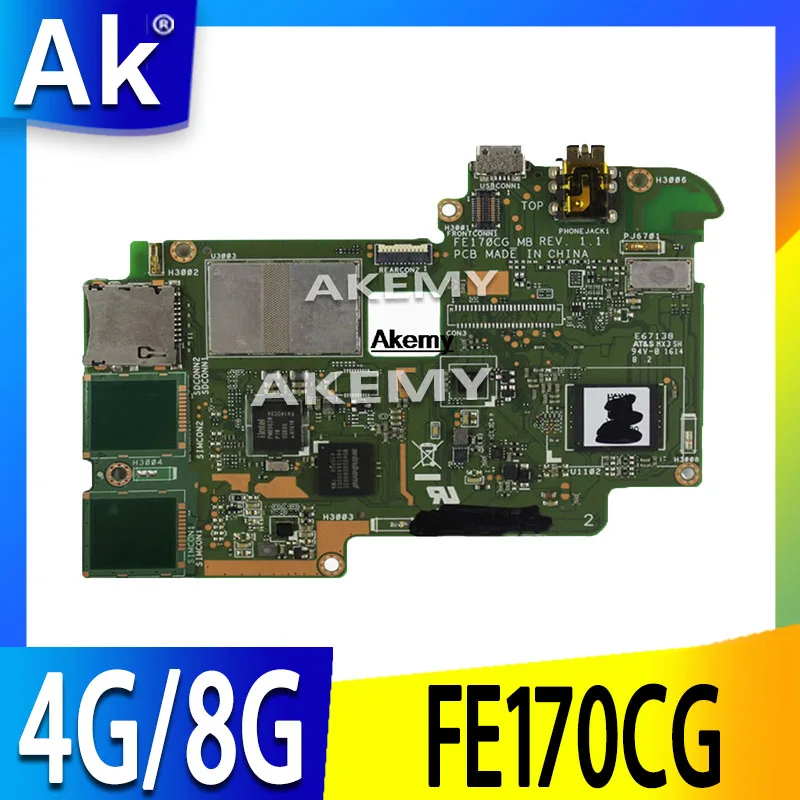 AK FE170CG планшет материнская плата для For Asus ME70C тест оригинальная 4G/8G|Компьютерные