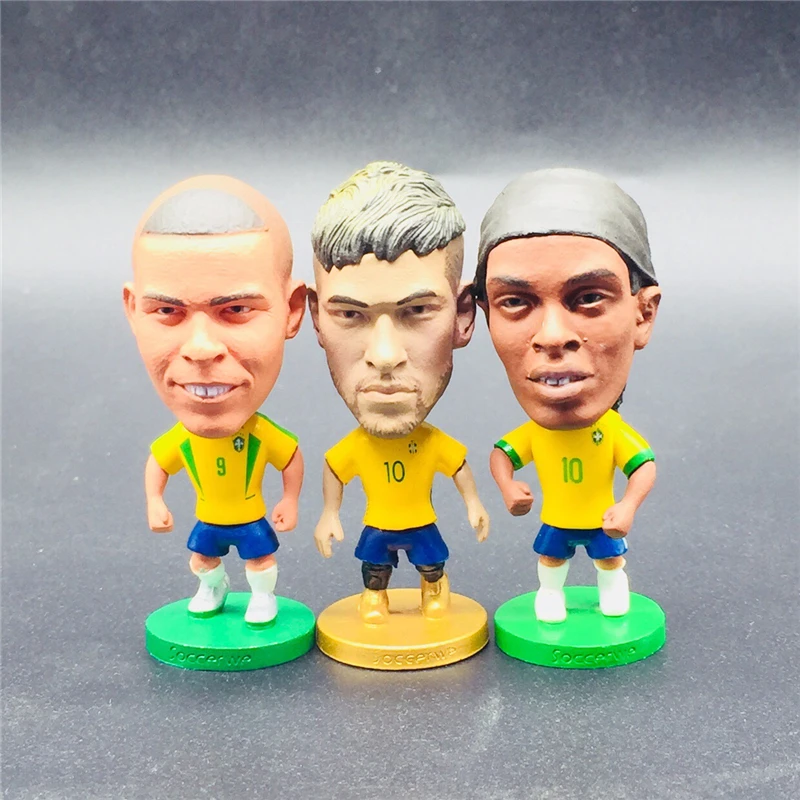 Soccerwe 6 5 см бразильский Мультфильм Футбол Звезда куклы Поклонники подарок желтый
