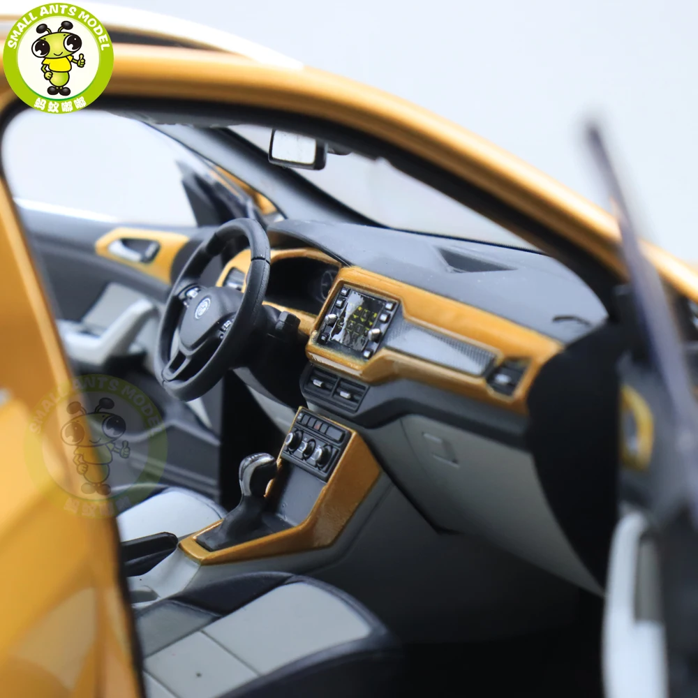 1/18 T-CROSS T крест SUV литая модель автомобиля Модель SUV Игрушки для мальчиков Подарки для девочек на день рождения
