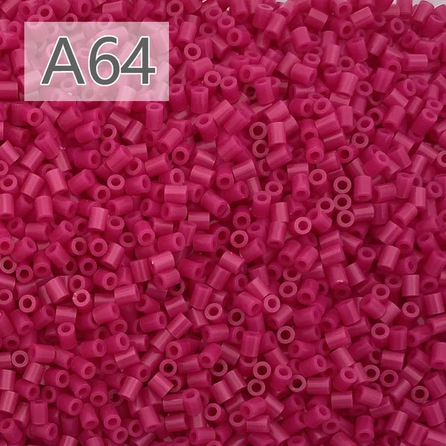 2.6mm/2000pcs/bag Hama Beads PUPUKOU Perler DIY Kids Iron Beads Fuse Handmade Gift Children Toy A64