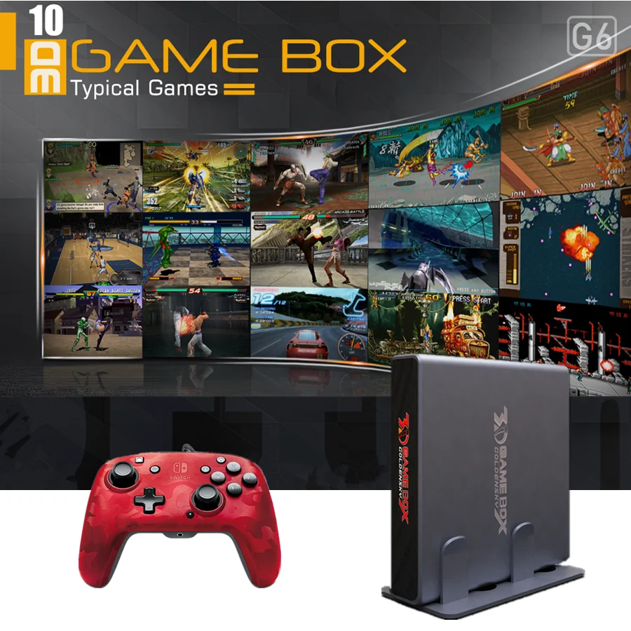 3D Android игровая коробка amlogic s805 с джойстиком высокого качества 2,4 Wifi большим вентилятором охлаждения 1080P H.265 4K 75fps медиасервер