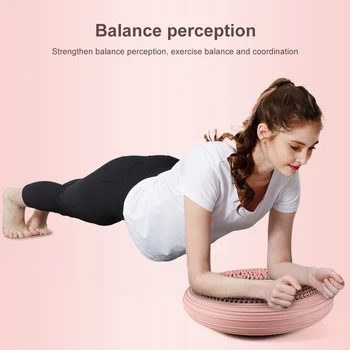 

34cm PVC Yoga massage cushion mat balancing wheel cushiest pad riot thickening yoga balancing Balance Non-slip Boost BalanceBall