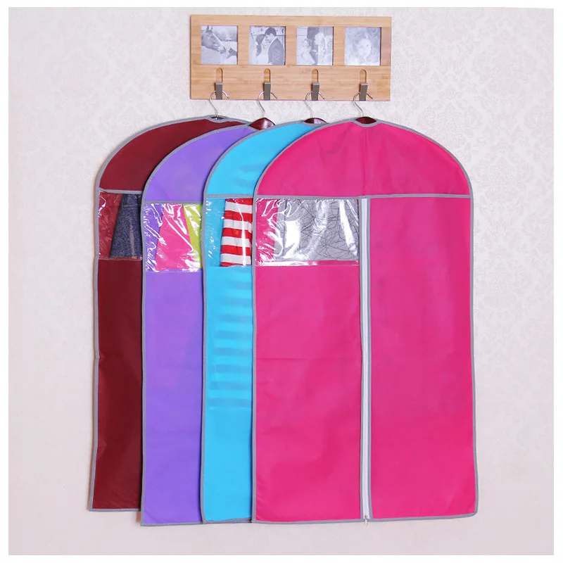 Wardrobe Hanging Clothing Bag Clothes Hanging Garment Dress Clothes Suit Coat Dust Cover Home
