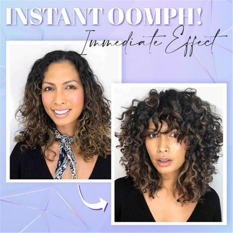 Bounzie Curl Boost Defining Cream Hair Booster Cream Curls Enhancers Elastic curly Hair Styling frizz Setting