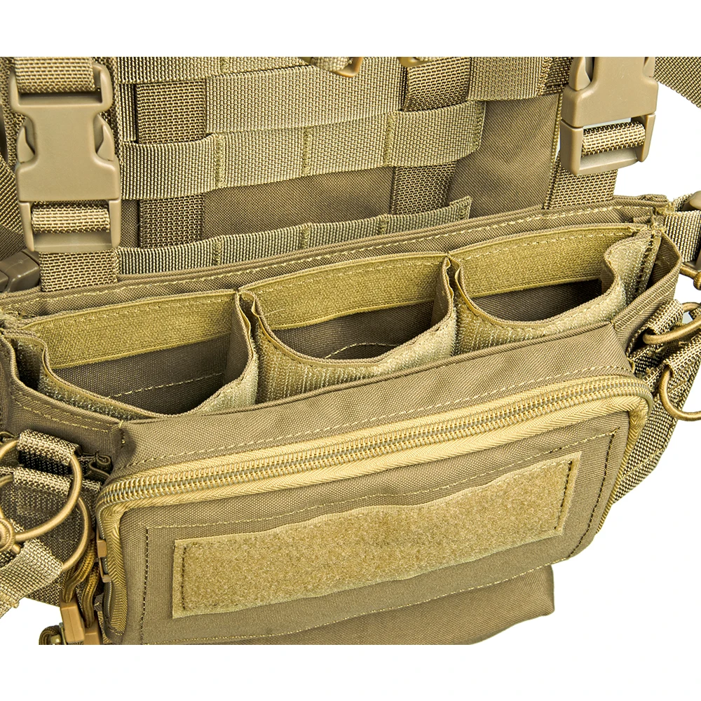 Flatpack D3 Plus zaino idratazione CB Chest Rig Vest Armor Rifle AK M4 Pistol Magazine Pouch Outdoor escursionismo caccia Army Bag