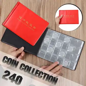 

10 Pages 240 Pockets Coin Album Book Collection Decoration Photo Album PVC Coin Penny Money Storage Case Folder Holder