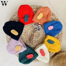Womail шапка зимняя детская для девочек и мальчиков Модная маленькая заколка для волос Горячая casquette Повседневная новая популярная держать теплый шерстяной вязаный берет