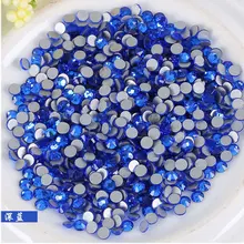 Украшение для ногтей, с плоской подошвой, с искусственным бриллиантом, Guomao, кристалл, темно-синий, Ss3-ss34, аксессуары, украшение ногтей