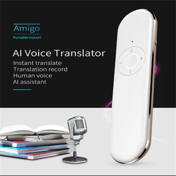 

T9 Smart AI Voice Translator Portable Two-Way Real Time Multi-Language Translator Support 40+ Language Translator For Business