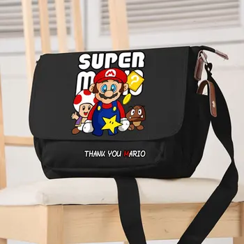 

Super Mario Run Game Casual Zipper Shoulder Bag Book School bags