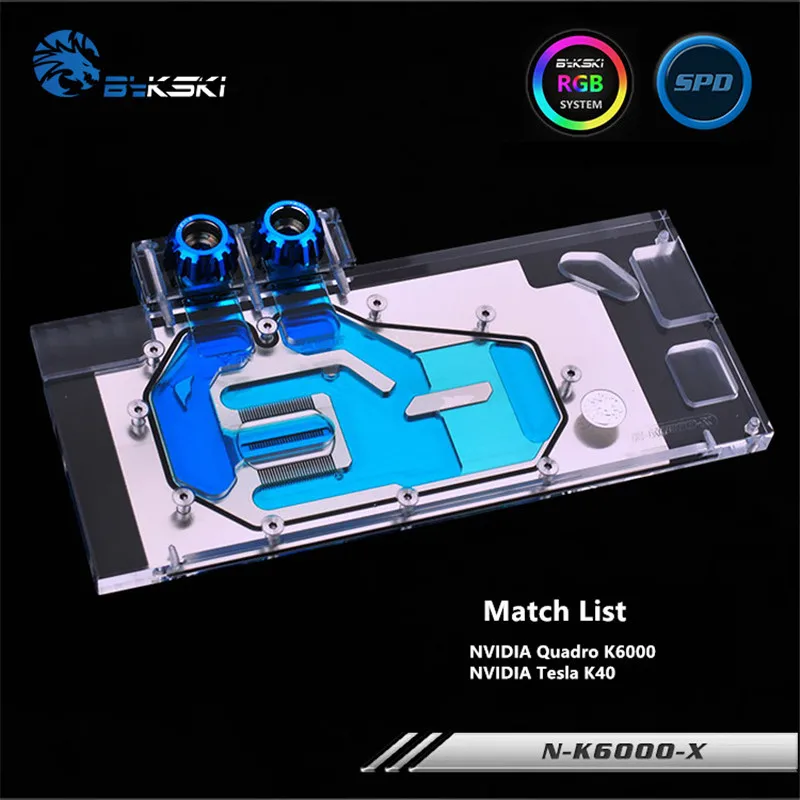 Bykski N-K6000-X блок для видеокарты NVIDIA Quadro K6000 Tesla K40 | Компьютеры и офис