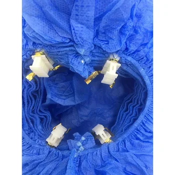 

home office T-buckle non-woven shoe cover 50 pcs/bag Disposable dust-proof, non-slip, breathable shoe cover,