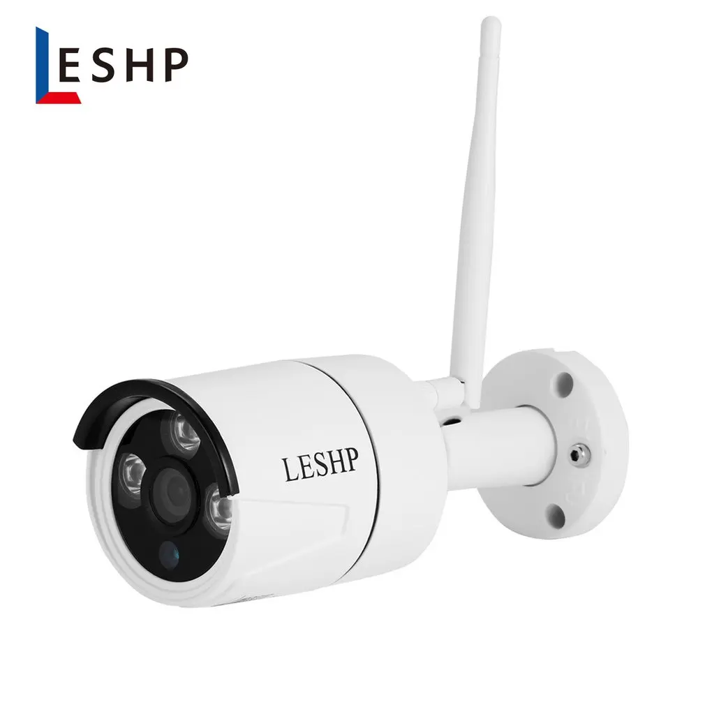 

LESHP WIFI IP Camera Audio Record 1080P HD Network 3.0MP Wireless Camera Night Vision Waterproof Camera TF Storage Baby Monitor