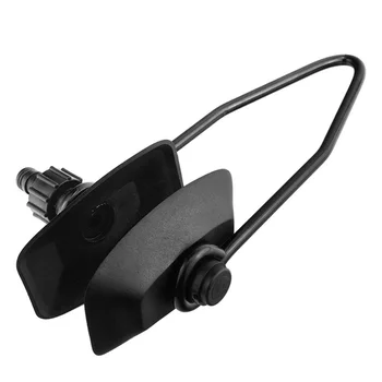 

Marine Boat Rectangular Ear Muffs Durable Rubber Single Feed Outboard Engine Black Motor Flusher Yacht Water Universal