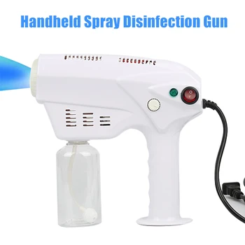 

Handheld Atomizing Disinfector Disinfection Blue Light Nano Spray Gun Household Sprayer Car Atomizing Disinfection Sprayer