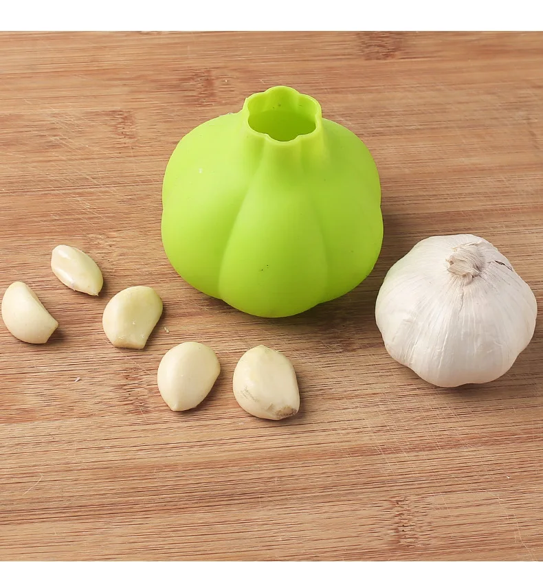 Silicone household garlic peeling artifact food grade manual garlic peeler garlic press kitchen accessories garlic press