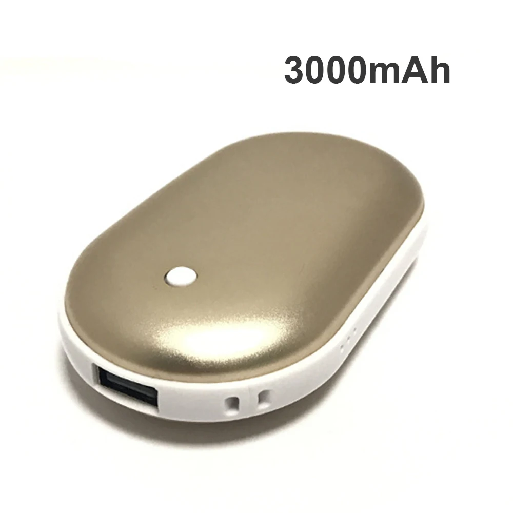 3000 мАч мини грелка для рук usb зарядка карманный портативный ручной подогреватель рук ноги горячий мгновенный нагрев для зимнего тела ручной нагреватель - Цвет: G246759A