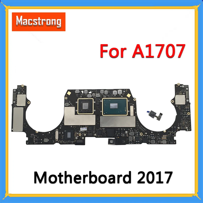 Протестированная оригинальная материнская плата A1707 для MacBook Pro 1" A1707 материнская плата i7 2,8 ГГц 16 Гб 256G 820-00928-A с кнопкой питания