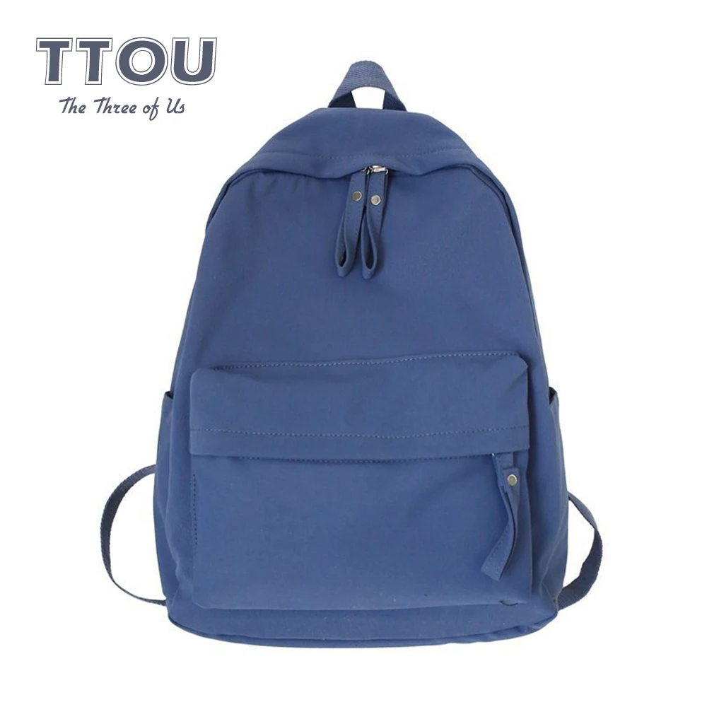 

Simple Style Canvas Backpack for Women Fashion Large Capacity Travel Backpack Leisure Girl Book Holder High Quality Bag