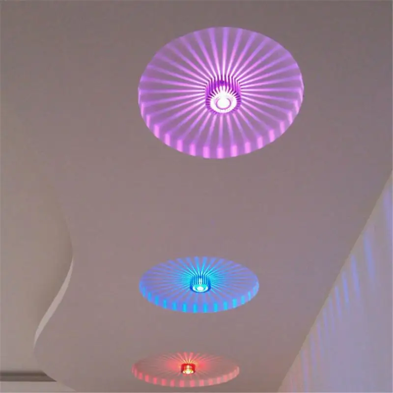Новый цветной настенный светильник RGB Подсолнух для установки поверхности