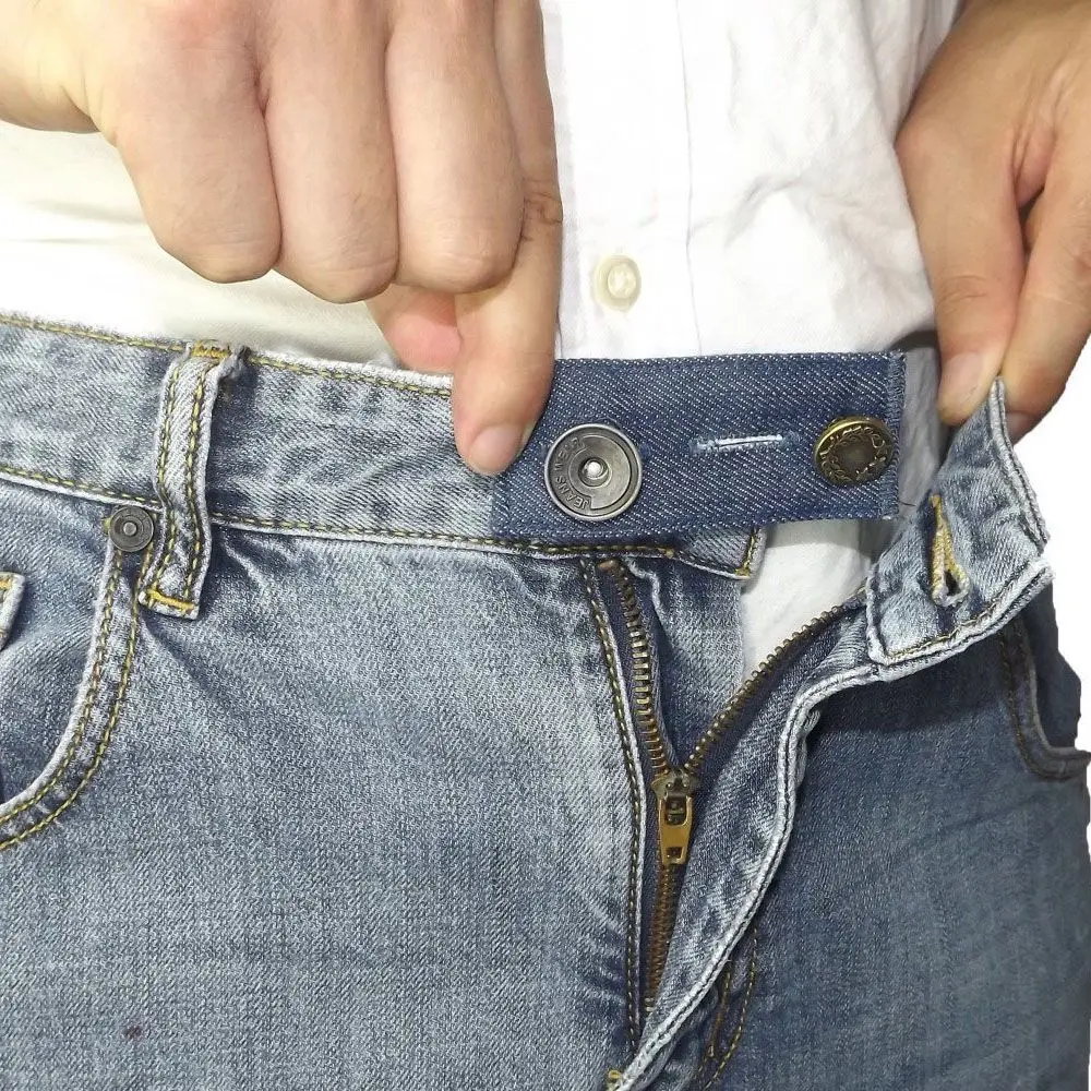 Pant Extender Belt Maternity Button Unisex Waist Band Arts Crafts