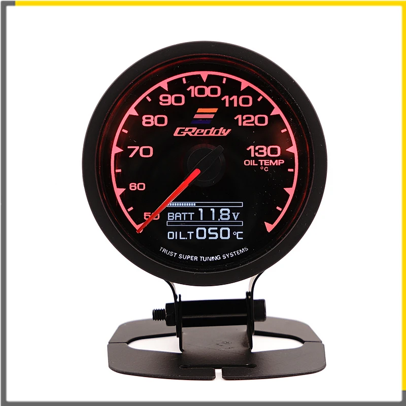 

Racing Gauge GReddi Multi D/A LCD Digital Display Oil Temperature Gauge Car Gauge 2.5 Inch 62mm 7 Color in 1