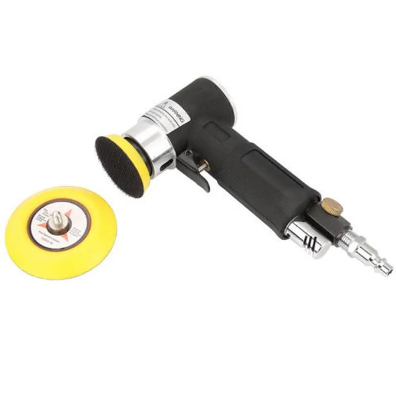 

Double Action Orbital Pneumatic Polishing Machine Pneumatic Sander Tool Kit Mini Buffer Low vibration PortableOne-hand Operation