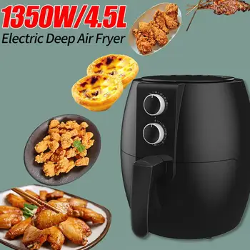 

220V 1350W 4.5L Electric Deep Fryer Air Fryer Digital Timer Temperature Control Power Air Fryer Air Frier Health Fryer Cooker