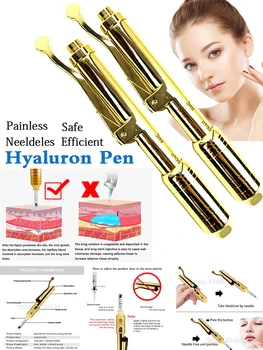 

24k Gold 0.3 Atomizer Injector for Lip Lifting Anti Wrinkle Meso Gun Hyaluron Pen with High Density Mental Hyaluronic Acid Pen