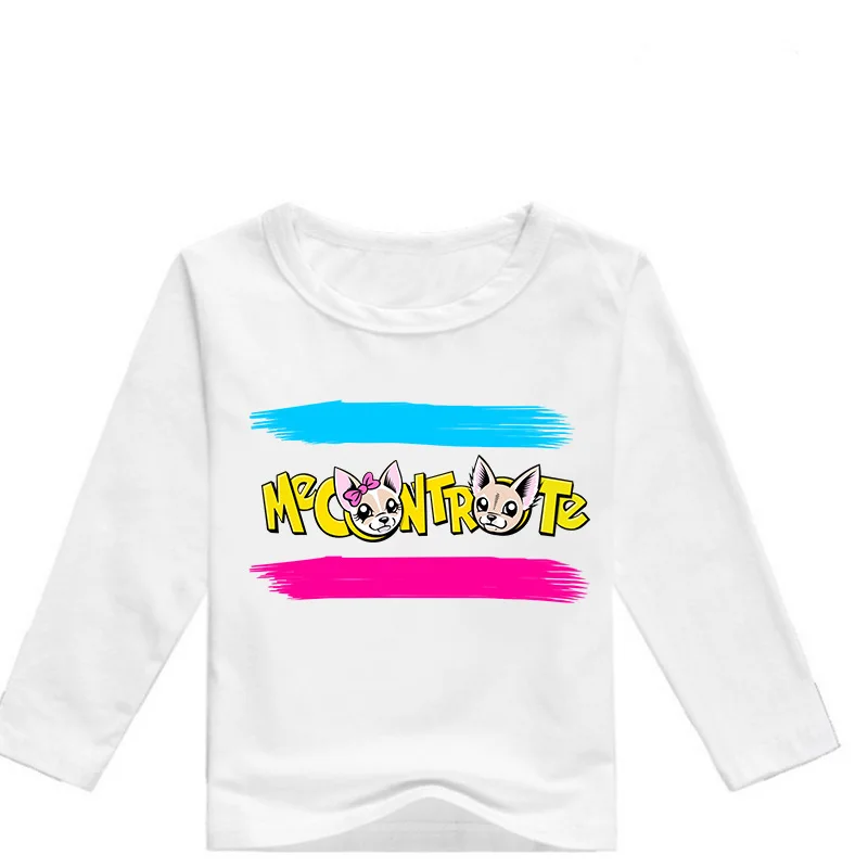 2-13Y ME CONTRO TE T-shirt Kids Fashion Cartoon Pattern Girl Long Sleeve Tops Children Teenagers Boys Clothes Novatx O-neck