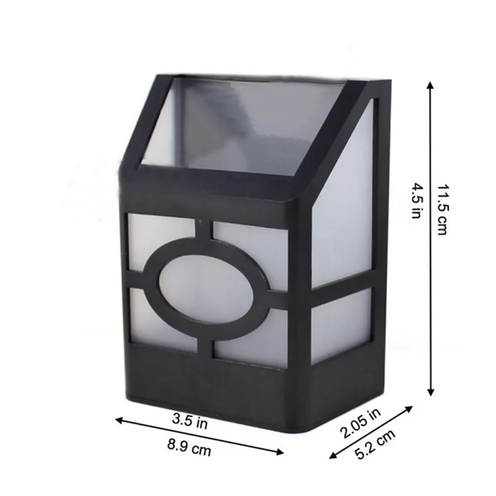 LED Solar Powered Retro LED Wall Lamp Garden Path Fence Yard Passage LED Wall Light Outdoor Waterproof IP65 Solar Lamp Lantern