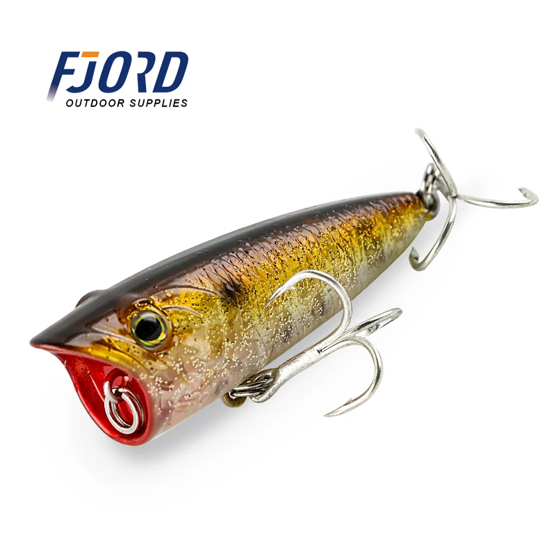 FJORD Popper liплавный 60 мм 9 г 6 цветов на выбор высокое качество Walk The Dog Topwater приманка