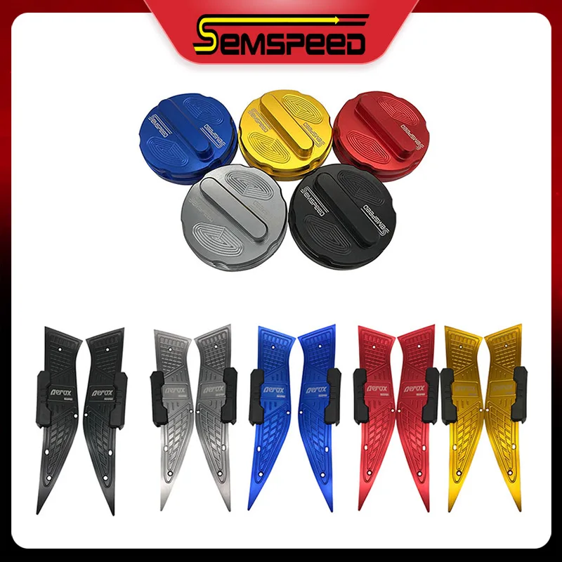 Мотоциклетные подножки пластина Накладка Semspeed масляный бак крышка набор для NVX 155 Aerox 155 150 125 aerox 150 nvx 155 150 125
