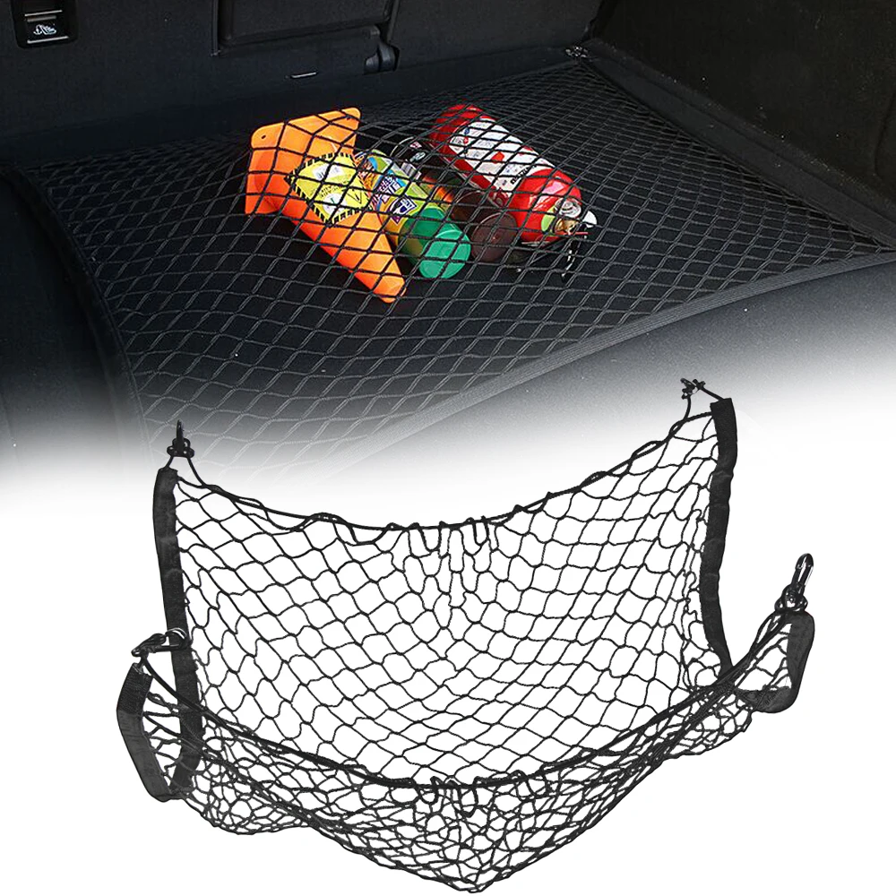 Car Trunk Nets Organizer Net 65x50 cm With Hooks for mazda 2 3 5 6 mx5 suzuki sx4 jimny swift saab 93 95 toyota chr | Автомобили и