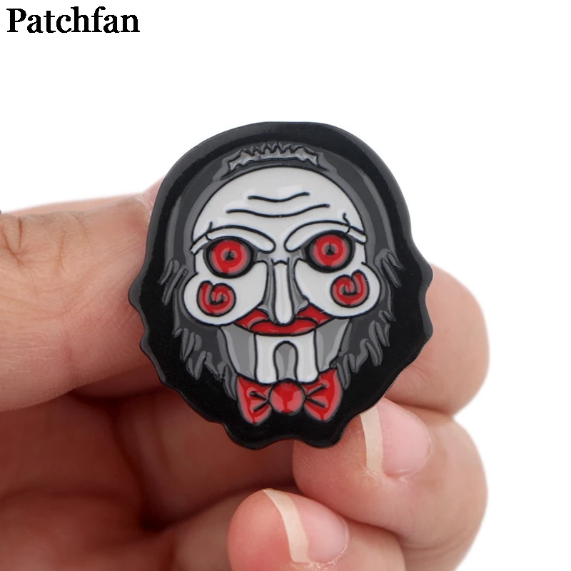 Patchfan Billy The Puppet металлический Узелок цинка Значки para рубашка сумка Одежда Кепка рюкзак броши для обуви Значки украшения A2347