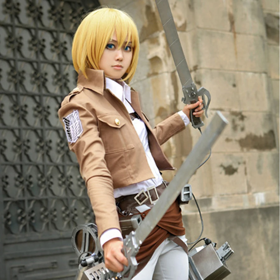 Anime Attack on Titan Cosplay Jacket Shingeki no Kyojin Costume